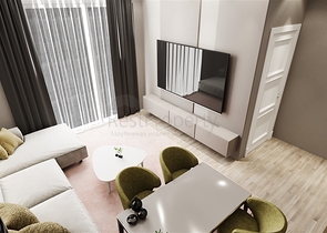 شقة 2+1 في مجمع قيد الإنشاء في منطقة أوكورجالار