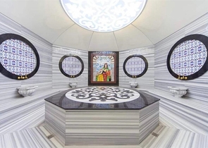 شقة مفروشة 1 + 1 مع إطلالة جميلة على البحر في منطقة كارجيجاك