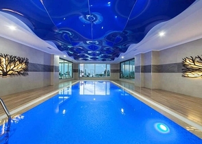 شقة مفروشة 1 + 1 مع إطلالة جميلة على البحر في منطقة كارجيجاك