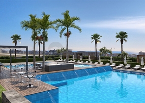 شقة 1+1 في مجمع حديث مبني حديثا في محمودلار