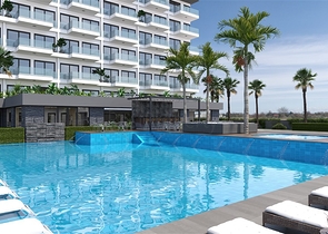 شقة 1+1 في مجمع حديث مبني حديثا في محمودلار