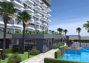 شقة 1+1 في مجمع حديث مبني حديثا في محمودلار