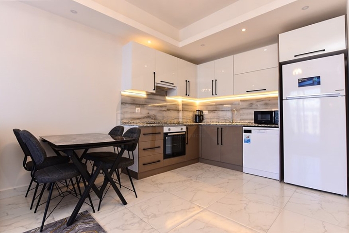 شقة 1+1 للايجار في مجمع سكني جديد