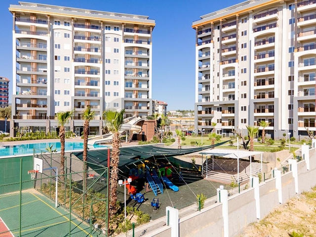 شقة 1+1 للايجار في مجمع سكني جديد