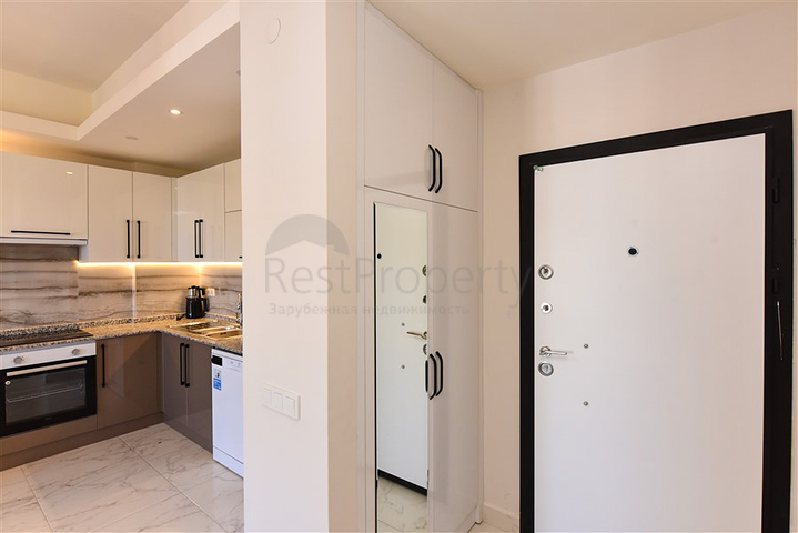 شقة 1+1 للايجار في مجمع سكني جديد