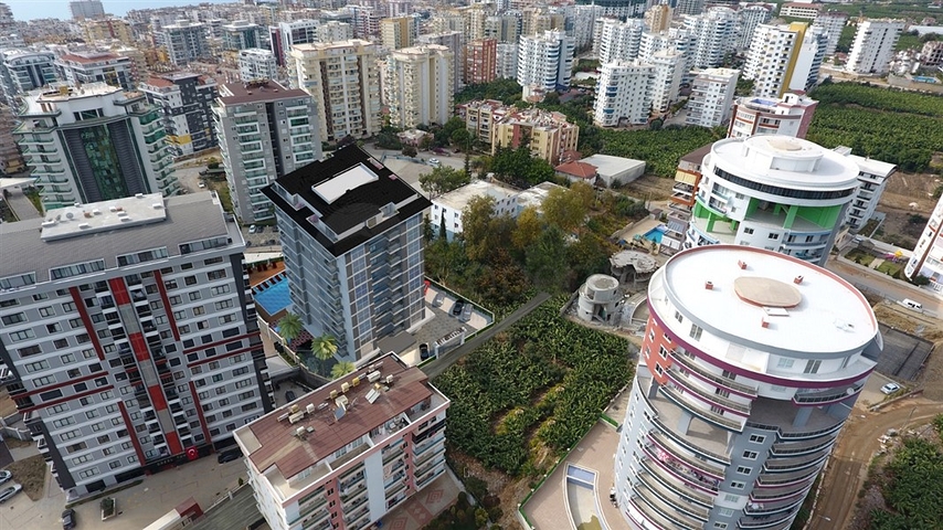 شقة فسيحة 1 + 1 في مبنى قيد الإنشاء في منطقة محمودلار