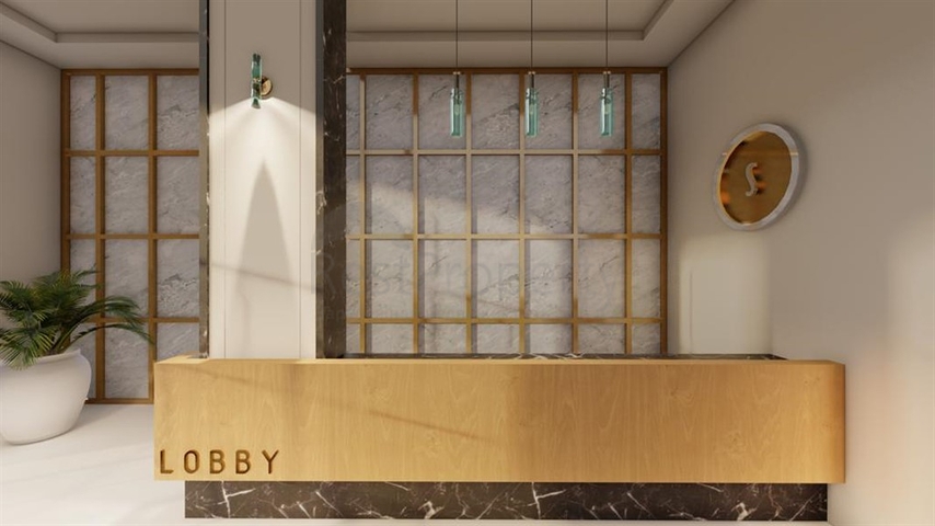 شقة فسيحة 1 + 1 في مبنى قيد الإنشاء في منطقة محمودلار