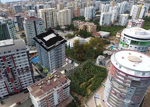 شقة فسيحة 1 + 1 في مبنى قيد الإنشاء في منطقة محمودلار