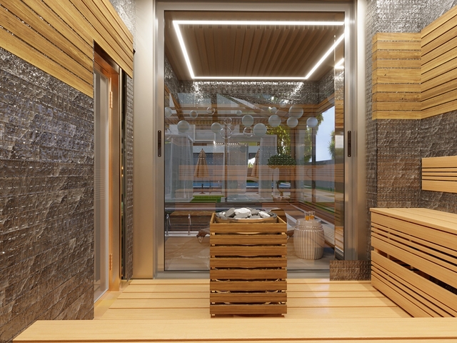 شقة 1+1 في مجمع من الدرجة الممتازة في منطقة محمودلار