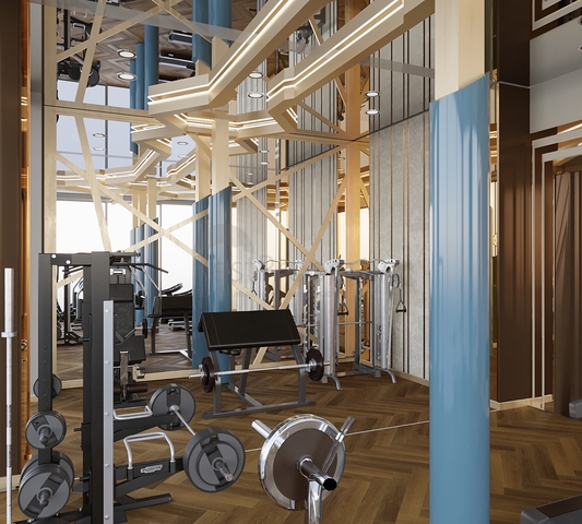 شقة 1+1 في مجمع من الدرجة الممتازة في منطقة محمودلار