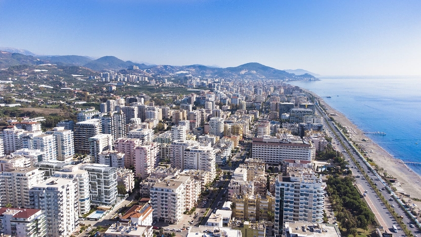 شقة 1+1 في مجمع من الدرجة الممتازة في منطقة محمودلار