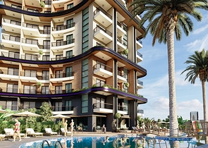 شقة 1+1 في منطقة محمودلار