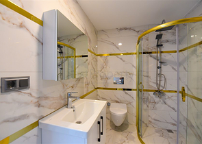 3 + 1 بنتهاوس على بعد 300 متر فقط من البحر الأبيض المتوسط في منطقة أوبا