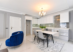 3 + 1 بنتهاوس على بعد 300 متر فقط من البحر الأبيض المتوسط في منطقة أوبا