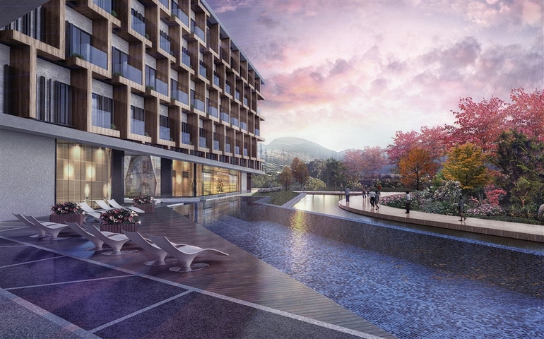 مجمع سكني حديث على بعد 200 متر من شاطئ بانجتاو