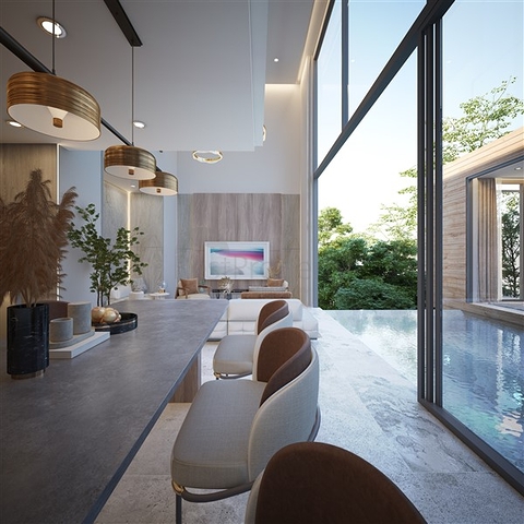 واحة استوائية من الراحة والهدوء على سفح تل في ليان