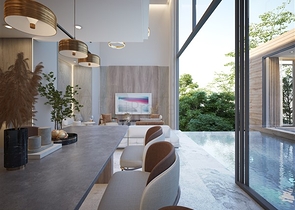 واحة استوائية من الراحة والهدوء على سفح تل في ليان