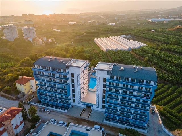 شقة مفروشة 1 + 1 مطلة على البحر والجبل في منطقة محمودلار