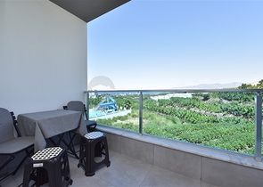 شقة مفروشة 1 + 1 مطلة على البحر والجبل في منطقة محمودلار