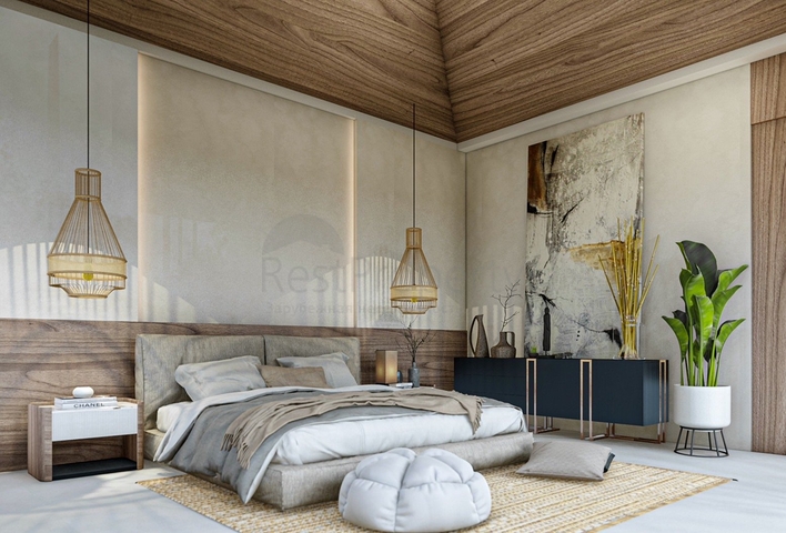 فلل قيد الإنشاء بالقرب من بانغ تاو