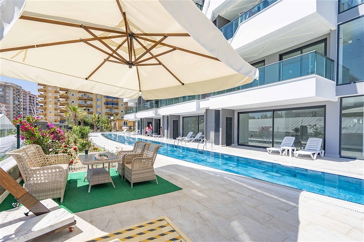 شقة مفروشة 1 + 1 في مجمع جديد في منطقة كارجيجاك