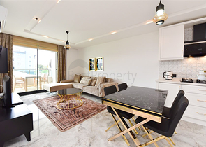 شقة مفروشة 1 + 1 في مجمع جديد في منطقة كارجيجاك