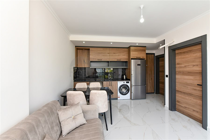 شقة 1+1 في مجمع جديد مع بنية تحتية متطورة 