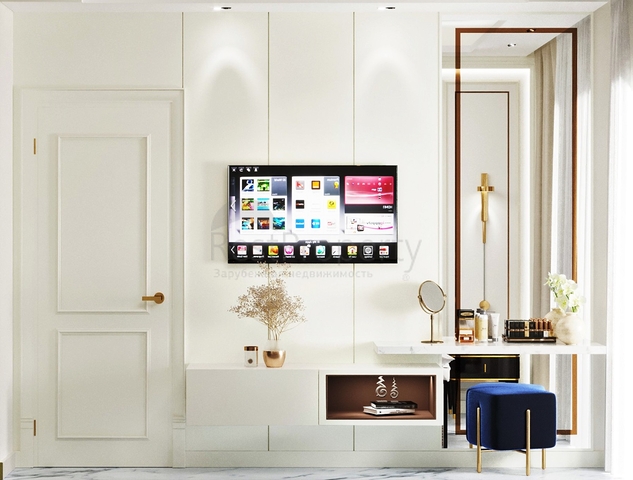 شقة 1 + 1 في منطقة كليوباترا مع تصريح إقامة