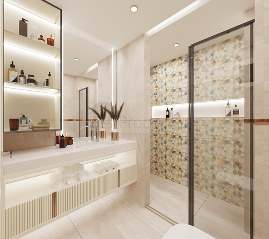 شقة 1 + 1 في منطقة كليوباترا مع تصريح إقامة