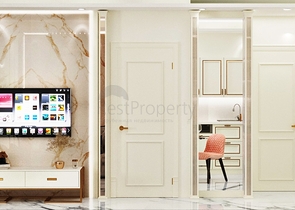 شقة 1 + 1 في منطقة كليوباترا مع تصريح إقامة