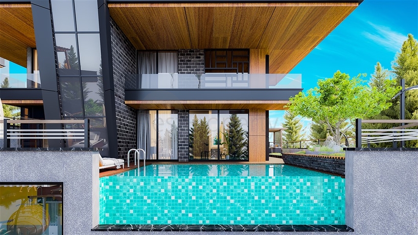 فيلات 4 + 2 مع مناظر خلابة في منطقة كارجيجاك 