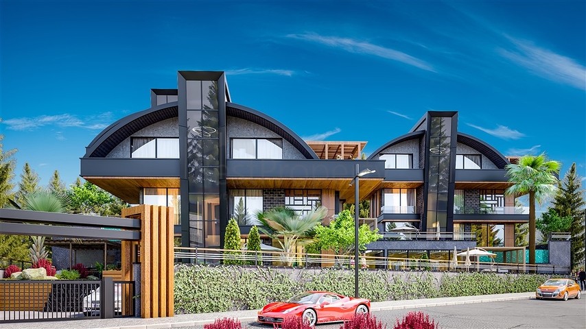 فيلات 4 + 2 مع مناظر خلابة في منطقة كارجيجاك 