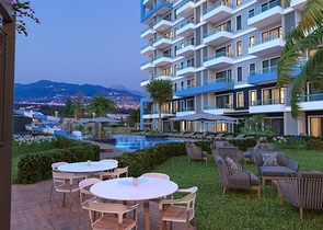 شقة مطلة على البحر في منطقة خلابة من ألانيا