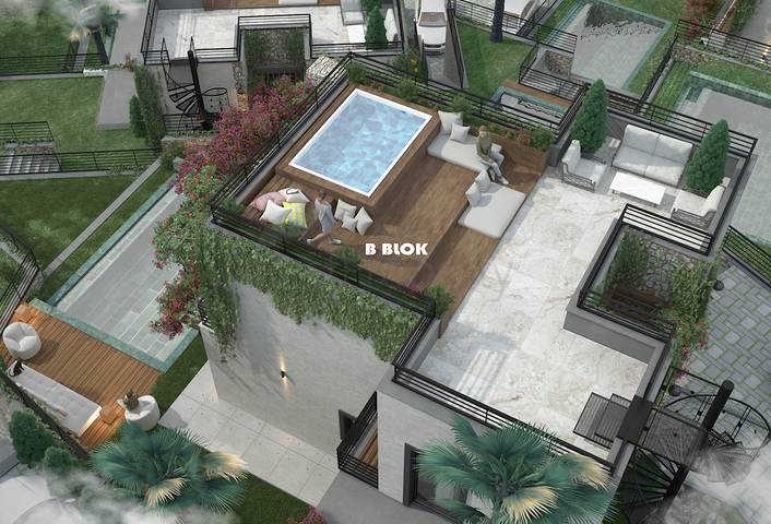 مشروع بوتيك لمفهوم عائلي محاط بالطبيعة.