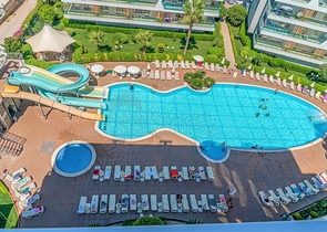 شقق اطلالة بحر في افسلار - 2 غرفة وصالة ضمن مجمع فاخر - الانيا 