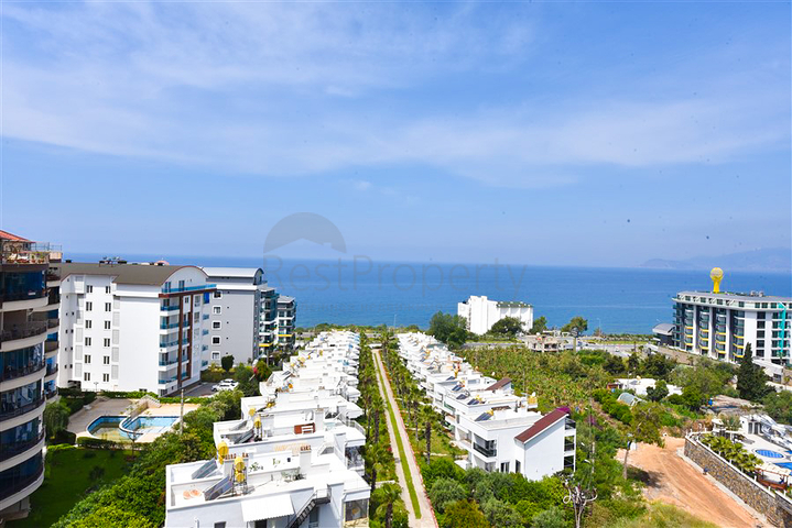 بنتهاوس 3+1 في منطقة كارجيجاك مع إمكانية الحصول على الجنسية التركية