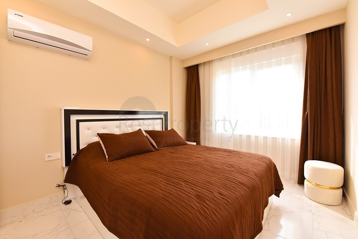 1 + 1 شقة للإيجار في منطقة أفسالار ، 1200 م. إلى البحر