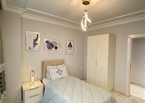 شقة فسيحة 2 + 1 على بعد 500 متر فقط من البحر في منطقة أوبا