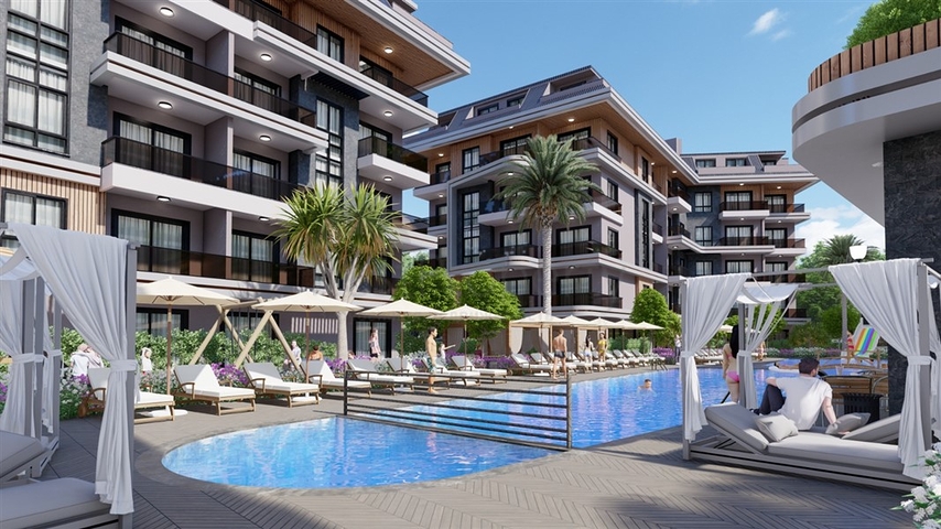 مجمع سكني جديد في منطقة النخبة أوبا مجمع سكني جديد في منطقة النخبة أوبا