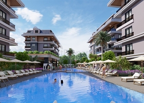 مجمع سكني جديد في منطقة النخبة أوبا مجمع سكني جديد في منطقة النخبة أوبا