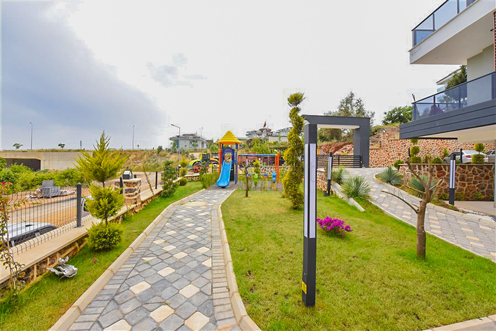 بنتهاوس مفروش 2+1 للإيجار طويل الأجل في منطقة أوبا