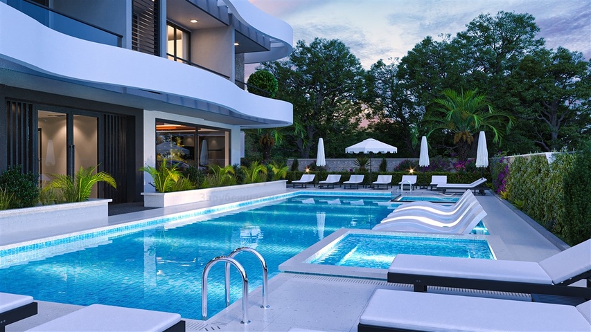 مشروع مع البنية التحتية الفندقية في منطقة منتجع أفسالار