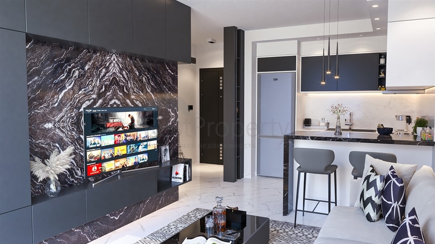 شقق 1+1 و 2 + 1 قيد الإنشاء في حي أفسالار