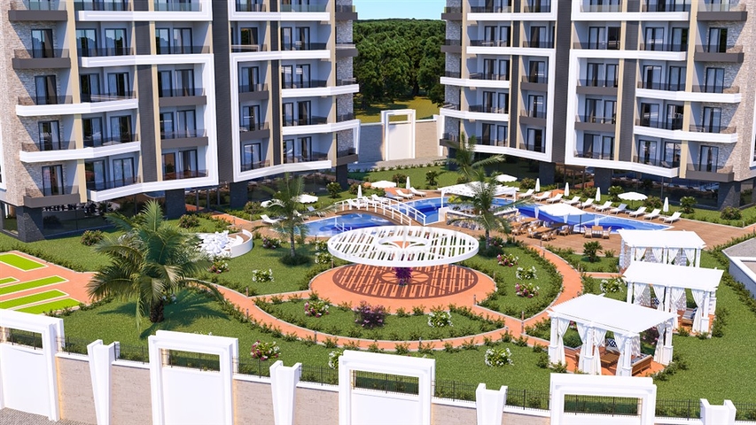 شقق 1+1 و 2 + 1 قيد الإنشاء في حي أفسالار