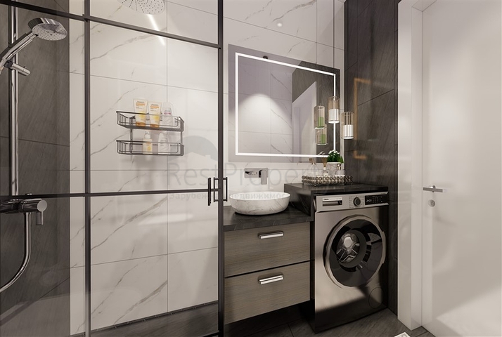 بنتهاوس 2+1 في مجمع سكني جديد في حي دميرتاش