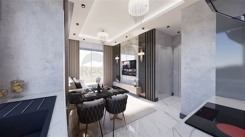 بنتهاوس 2+1 في مجمع سكني جديد في حي دميرتاش