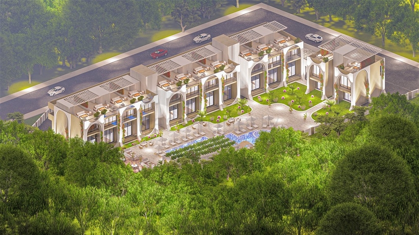 مشروع جديد من تاون هاوس على بعد 500 متر من البحر