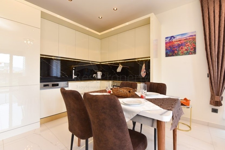 شقة 1+1 في قلب منطقة أوبا للإيجار