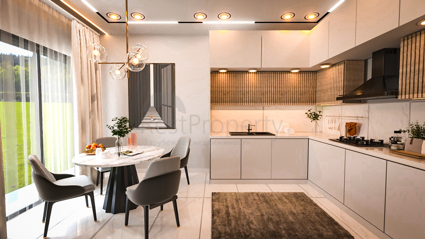 فلل 4 + 1 محاطة بغابات الصنوبر في منطقة أفسالار