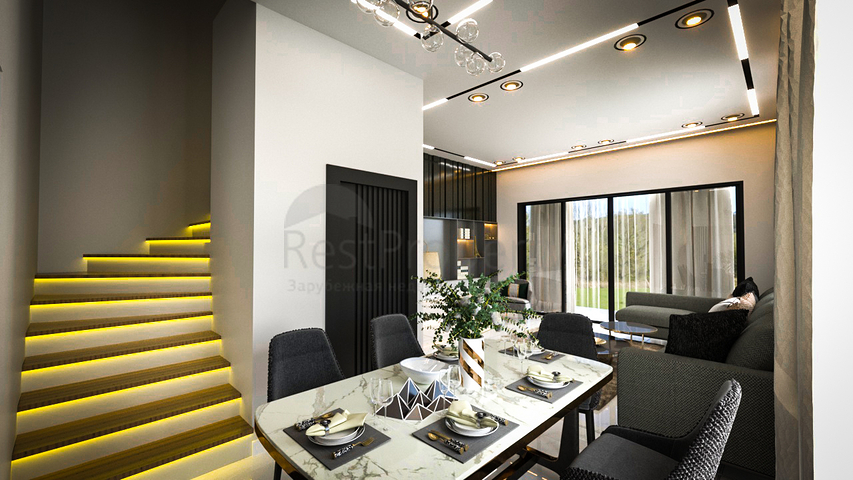 فلل 4 + 1 محاطة بغابات الصنوبر في منطقة أفسالار